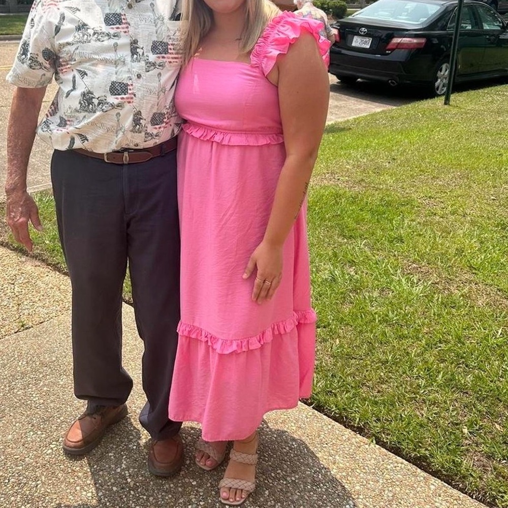 Pink Ruffle Boutique Dress